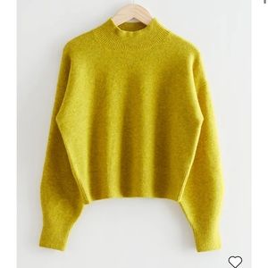 & Other Stories Mock Neck Sweater XS